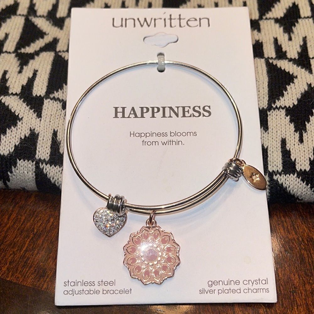 Unwritten Happiness Bangle Bracelet.